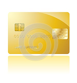 Golden credit card