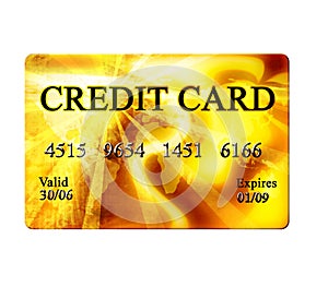 Golden credit card