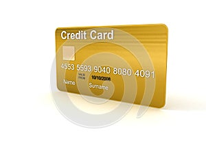 Golden credit card