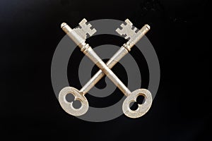 Golden Crossed Keys