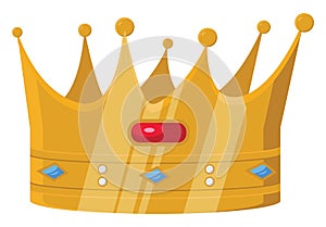 Golden crown, icon
