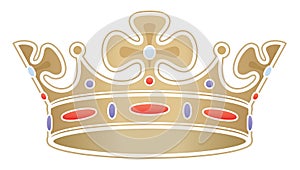 Golden crown / illustration