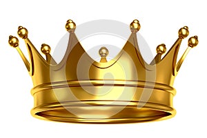 Golden crown illustration photo