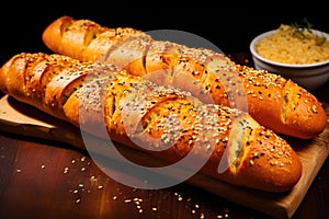 Golden Crusted Sesame French Loaf.