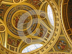 Golden cupola detail photo