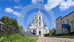 Golden cupola of Dmitrov Kremlin