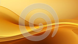 golden curve layer. gradient abstract background. - Generative ai