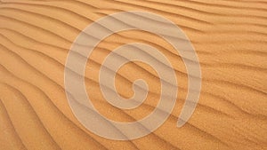 Golden  desert sand texture as background