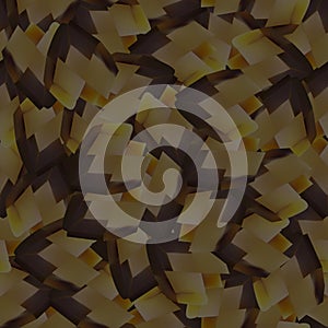 Golden diamond shape.