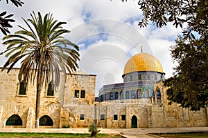 Dorado cúpula mezquita (Jerusalén) 