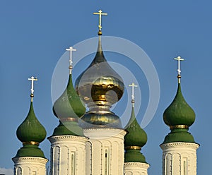 Golden dome of the Orthodox churchl Russia