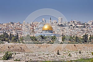 golden dome and surroundings, Jerusalem