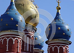 Golden Domes in Old Moscow