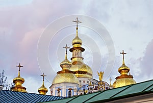 Golden domes, russia, Christian temple, ukraine, historical, Eas