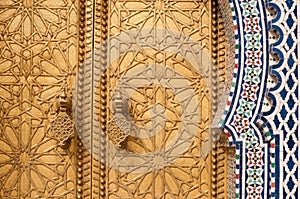 Golden door detail