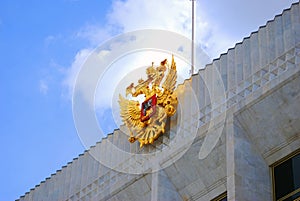 Golden double eagle, official state symbol of Russ