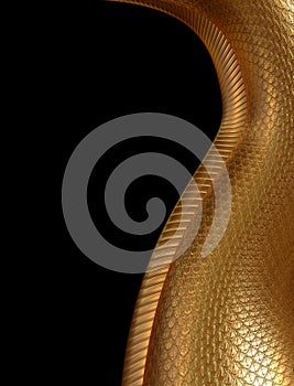 Golden dragon background