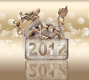 Golden dragon, year 2012