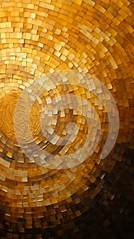 Zlatý duny nebeský mozaika z nepravidelný tvary 