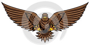 Golden Eagle Attack Mascot