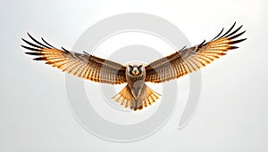 Golden Eagle Spreading Wings in Flight