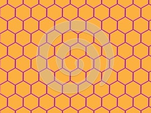 Golden Effect Honeycomb