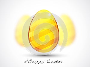 Golden Egg for Happy Easter celebration.