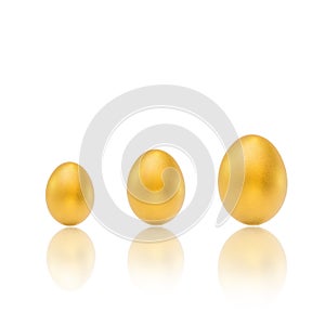 Golden egg opportunity with retirement planning concept