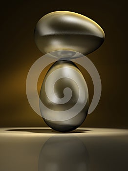 Golden eggs equilibrium photo