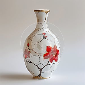 Golden Elegance: Embracing Imperfection with Kintsugi Style Pots and Flower Vases