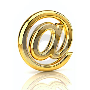 Golden email sign
