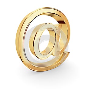 Golden email sign