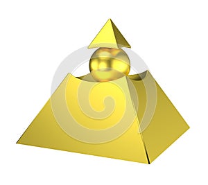 Golden eye of providence pyramid