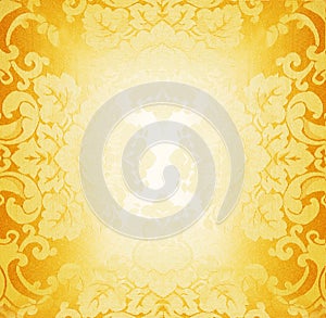 Golden fabric pattern