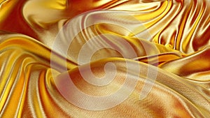 Golden fabric texture abstract background