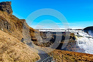 Golden Falls - The Spectacular Gullfoss Waterfalls of Iceland