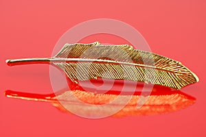 Golden feather