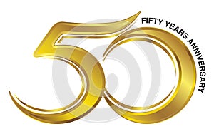 Golden Fifty Years Anniversary Logo photo