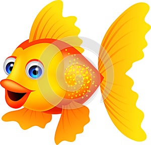 Golden fish cartoon