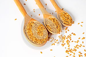 golden flax seed or linseed