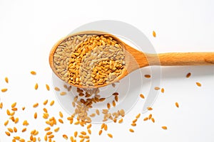 golden flax seed or linseed