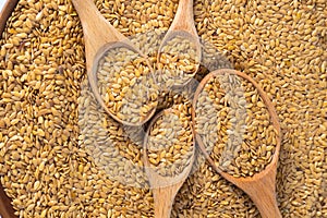 golden flax seed or linseed