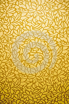 Golden flora background