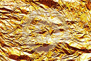 Golden foil abstract texture background