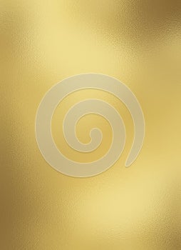 Golden foil metallic texture effect background. Abstract digital illustration. Bright luxury vertical design template