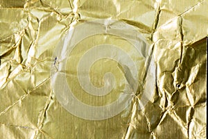 Golden foil textured and background