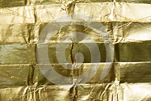 Golden foil textured and background