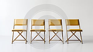 Golden Folding Chairs: A Modern Twist On Minimalistic Design