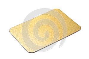 Golden food packaging backing board