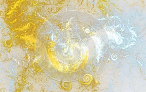 Golden fractal swirls